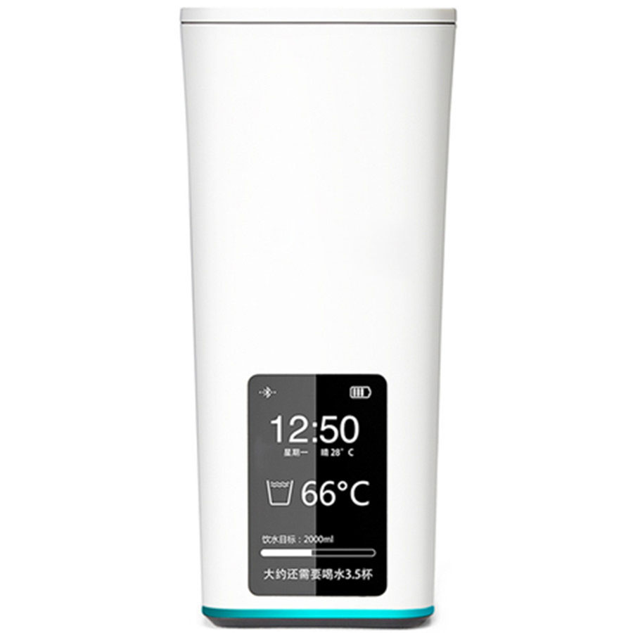 智能水杯高档大屏提醒喝水温显示日期饮水量		